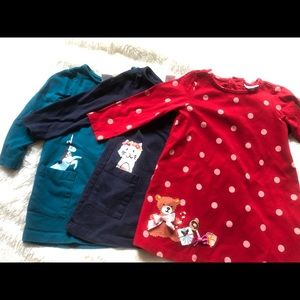 Set of 3 Hanna Andersson Dresses